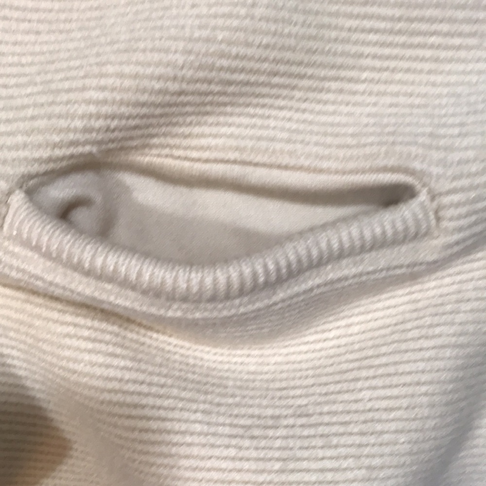 Akemi & Kin Cream‎ Small Ribbed Dolman Sleeve Open Front Cardigan size: One Size - Picture 5 of 8